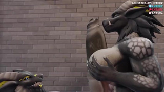 Dragon Boobjob and Growth Animation