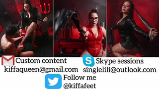 REAL Cuckold Cum Lick EP 13 - Sexy Kiffa fucks with alpha while stomps cuck and make cuck lick own