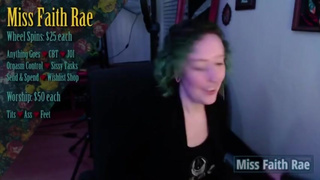 Sub Funded Shiny Thigh High Boot Unpackaging - Miss Faith Rae's Femdom Live Stream - Preview