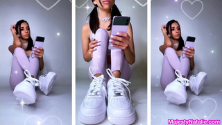 FEMDOM & FINDOM Fantasy: Paypig & Sneaker Fetish - Goon Paypig Feet Soles Petite Domme Cute