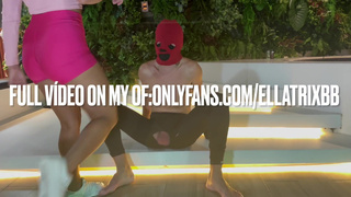 Mistress Ellatrix Playing Football with Testicles