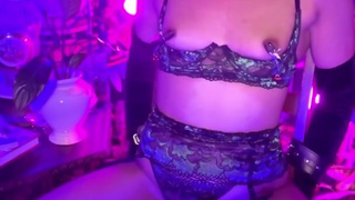 Tied to a chair and made myself cum hands-free @cumconic