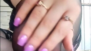 FINDOM DOMINATION FEET FETISH IN STOCKINGS