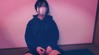 Crossdresser Edging masturbate cumshot♡