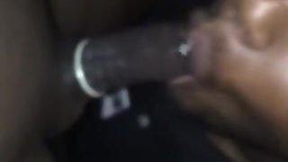 Ebony Shemale Getting sucked