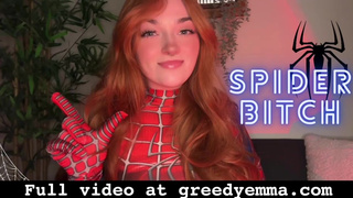 Spider-Bitch Marvel Cosplay - Goddess Worship Beta Loser Humiliation