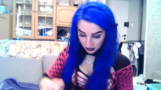 big lips with lipstic and suckin by KATRIX