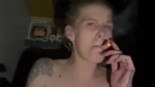 Smoking mummy oils her MASSIVEVE TITS FOR DADDY