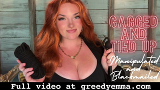 Gagged and Tied Up - Manipulation Homewrecker Goddess Worship Humiliation