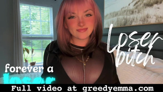 Forever a Loser Bitch - Goddess Worship Loser Verbal Humiliation Degradation