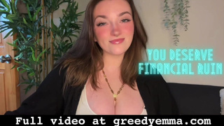 You Deserve Financial Ruin - Goddess Worship Loser Verbal Humiliation Degradation