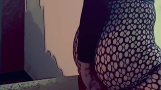 Sexy Latina Anal Dildo Riding