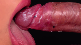 CLOSE UP: BEST Juicy LIPS Sucking Your DIRTY STINKY COCK! You will CUM TWICE! CUM PLAY! BLOWJOB