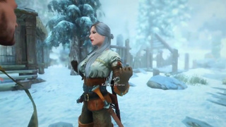 Serana vs Ciri grow contest (Part 1) - Skyrim GTS