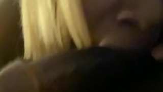 Ate the fruit roll up off his dick