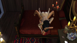 Lesbian magic Triss and Yennefer.