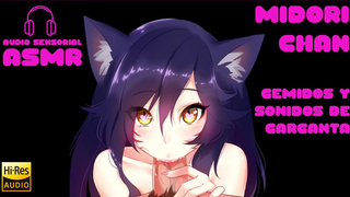 SOY TAN ASQUEROSA CON MI GARGANTA HAGO GEMIDOS / ASMR THROAT SOUND ADORABLE DIRTY MOAN