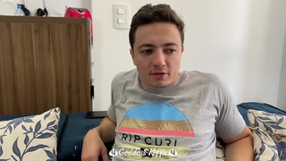 Goddess Kiffa and Mr Pine - Footjob 39 - Sexy Step-aunt thanks Step-nephew with sexy footjob and sol