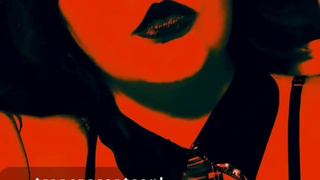 Goth Mommy says "submit"