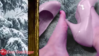 Red Pedicure Ruined Orgasm