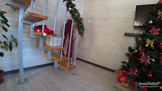 Christmas Creampie For Stepsister With Big Ass - Anny Walker