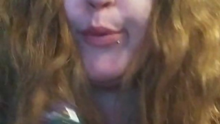 BBW Smoking Cannabis, 420, Toke, Taking a hit of marijuana, medical marijuana, legal cannabis