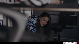 Slutty Employee Interrupts Boss’s Video Call By Sucking Her Dick TRAILER