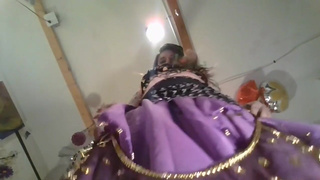 Veiled Arabic Goddess POV upskirt Pussy Fingering Facesitting JOI worship her sacred Arabic temple!