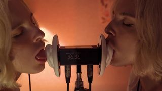 ASMR MACRO Double Ear Licking Close Up by Elsa ????