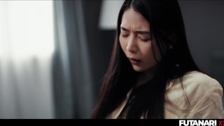 Big Tits Asian Wakes Up With Huge Cock And Fucks Her Partner