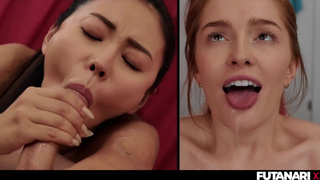 Hot beautiful shemales explode with cum - Real Life Futanari Compilation