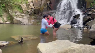 Colombian with a big ass ends up fucking with her best friend on a bike ride.