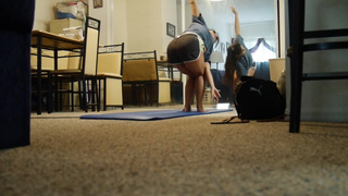 Quarrentined Goddess Avalon Jane Does Yoga and Ignores you Pathetic Losers