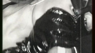 Obedient slave worshipping the mouth of a goddess