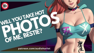 Helping Your Fitness Model Bestie Take Photos For A Competition (Audio Porn)