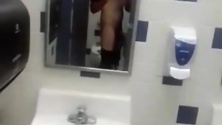 Fcking my co worker at work with a quick dick fix in the bathroom stall