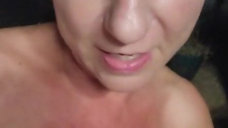 Topless big tit Milf Cleans Muscle Car in public