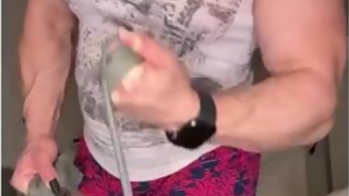 muscle mommy in something other than gym wear