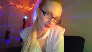 Foot Slave Job Interview: Blonde Goddess Pantyhose Feet Worship