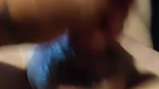 Femdom makes her little slut cum hard, then makes him beg her to stop