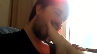 Sexy foot worship session