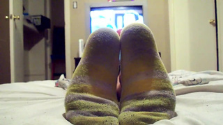 Goth girl dirty socks ignore