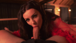 Exorcising a demon from a hot MILF / halloween