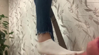 Trampling #62 white socks