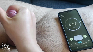 Can he cum in three minutes?