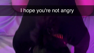 Snapchat of Cheating 19 years old Slut For Cuckold with Creampie and Tantaly