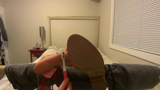 Sexy Girl Has Her AMAZING Feet Lickle Tickle Tortured for the First Time! (FULL)