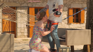 Outdor risky sex with a neighbor! It's great in the country!