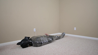 Femdom mistress fucks mummified puppy - 4K