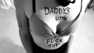 Kinktober day 18 - BODY WRITING KINK: I've Tied and Deepthroated my FUCKTOY - Bdsmlovers91